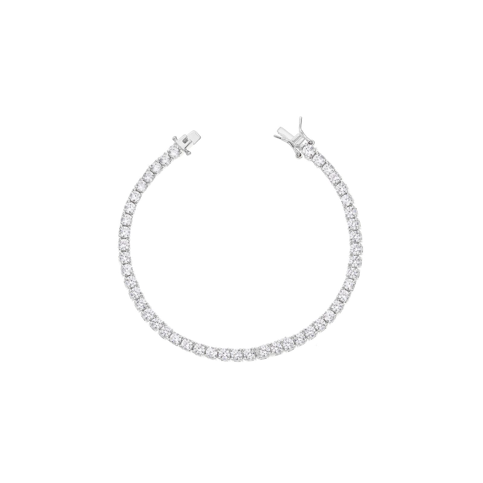 Pulseira Riviera Redonda 3MM 17CM