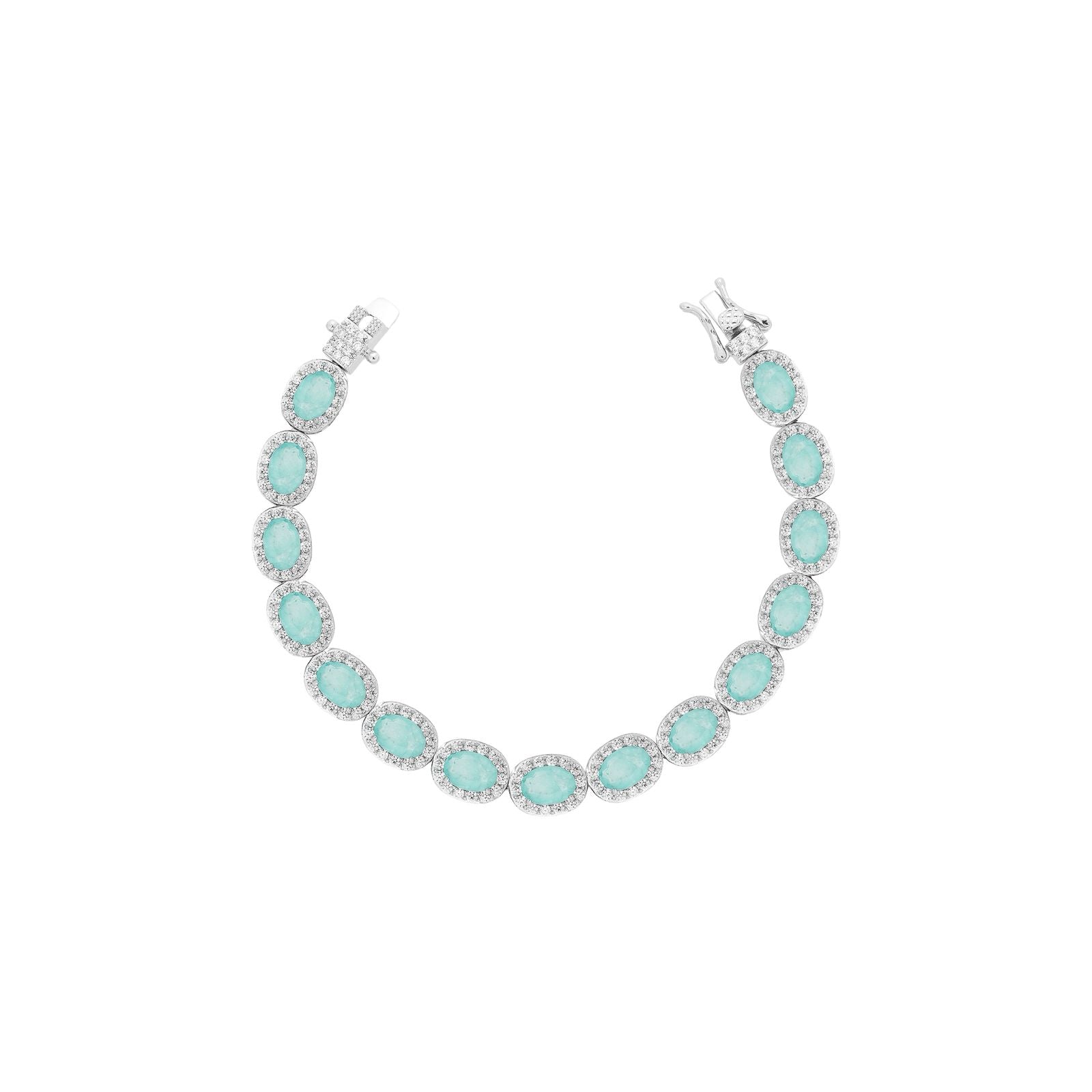 Pulseira Ovais Colombiana 5 mm – Cravação Horizontal que Encanta