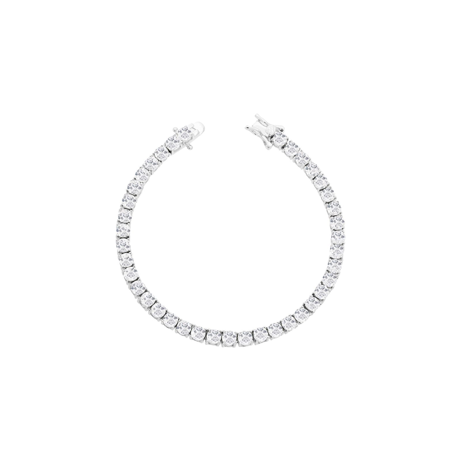 Pulseira Riviera 4 mm – Clássico Atemporal em Prata 925